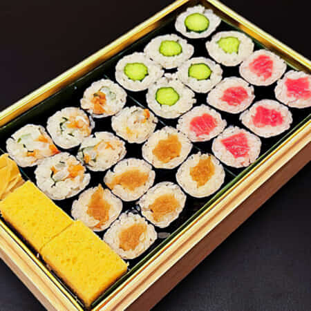 細巻きセット|麻布十番で鮨のテイクアウトとデリバリーなら富士鮨